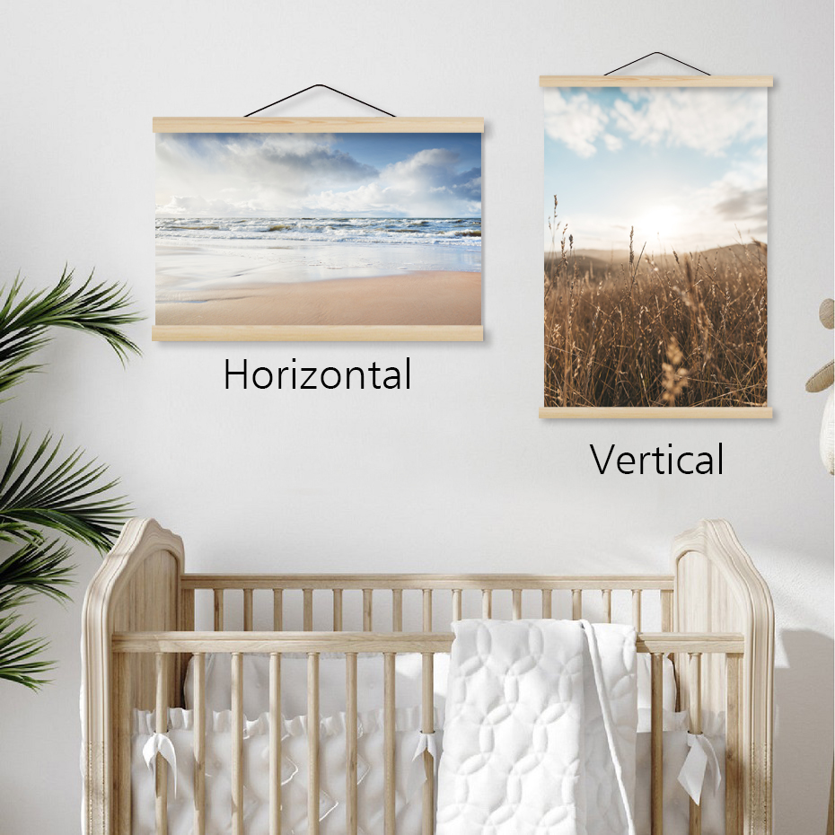 Cadre magnétique pour affiches - Engraved Wood Frame avis et prix