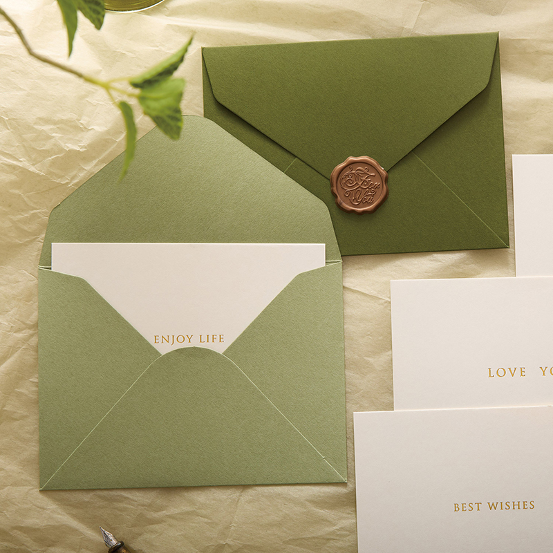 Enveloppe verte 16x12cm, 30 pi - Wax Seal Letter Kit avis et prix