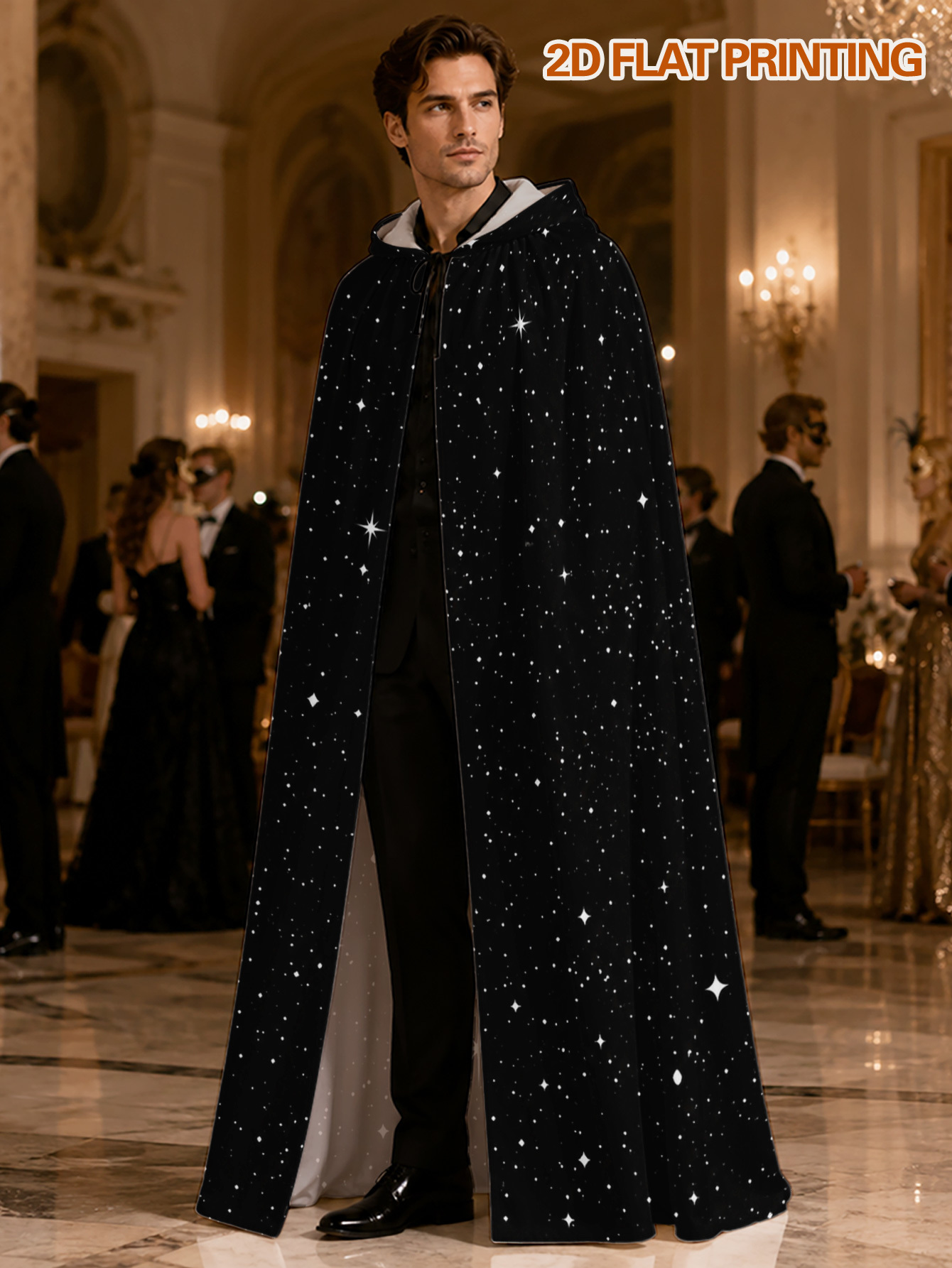 Cape en polyester personnalisa - Custom Night Sky avis et prix