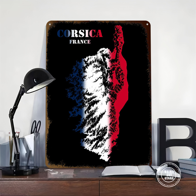 Affiche métallique Carte de re - Custom Map Poster avis et prix