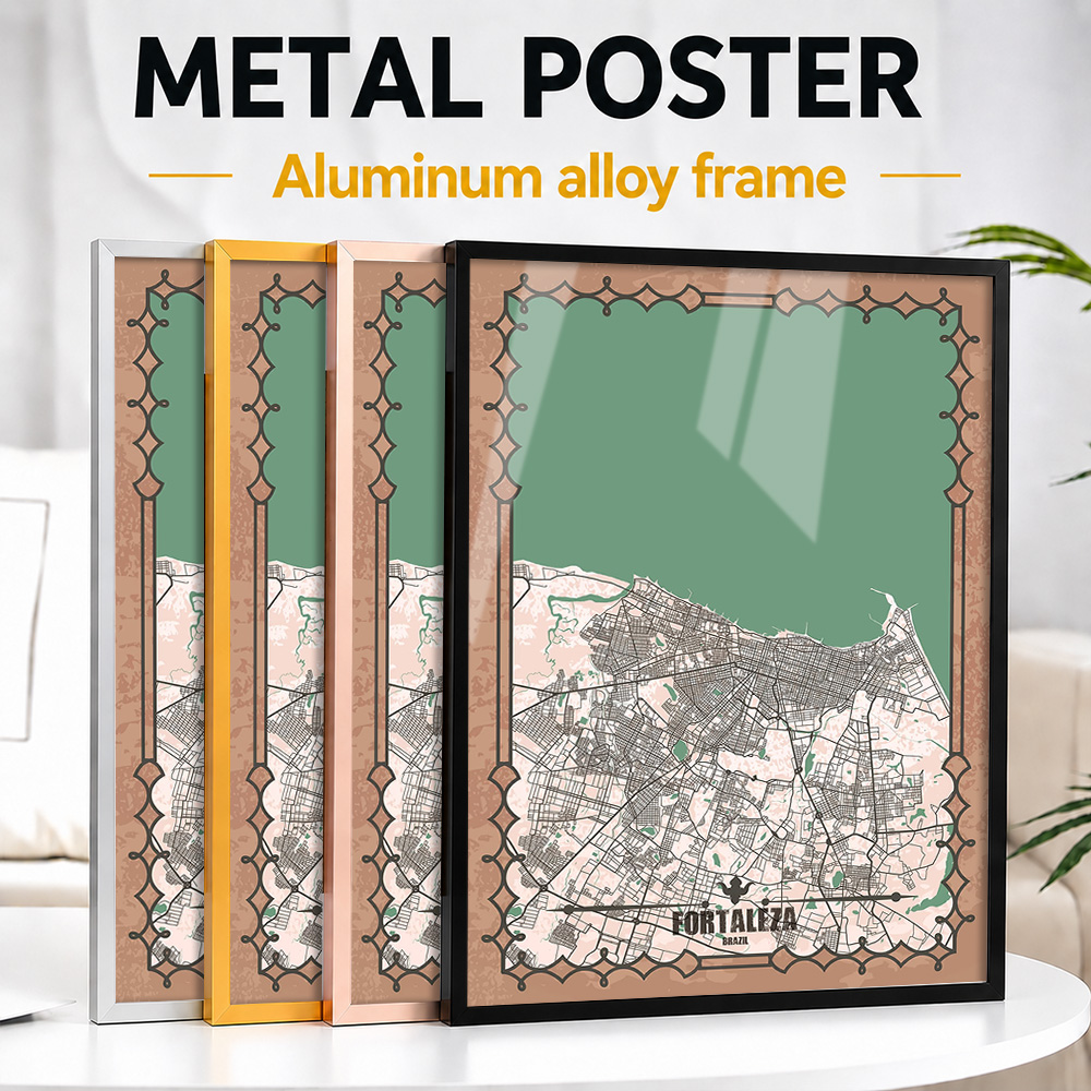 Carte de la ville de Fortaleza - Custom Map Poster avis et prix