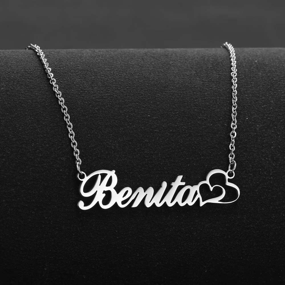 Collier personnalisé à double  - Name Necklace Custom avis et prix